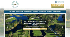 Desktop Screenshot of myrtlebeachnational.com